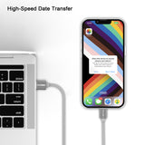 Emerald 10ft Braided USB-A to Lightning, Fast Charging & Data Syncing Cable Compatible with iPhone