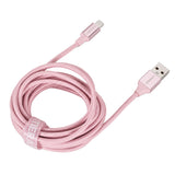 Emerald 10ft Braided USB-A to Lightning, Fast Charging & Data Syncing Cable Compatible with iPhone