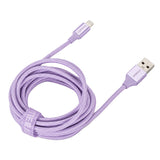 Emerald 10ft Braided USB-A to Lightning, Fast Charging & Data Syncing Cable Compatible with iPhone