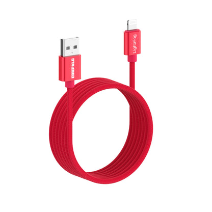 Emerald 10ft Braided USB-A to Lightning, Fast Charging & Data Syncing Cable Compatible with iPhone