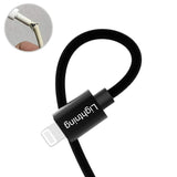 Emerald 6ft Braided USB-A to Lightning, Fast Charging & Data Syncing Cable Compatible with iPhone