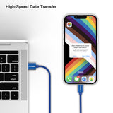 Emerald 6ft Braided USB-A to Lightning, Fast Charging & Data Syncing Cable Compatible with iPhone