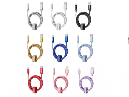 Emerald 6ft Braided USB-A to Lightning, Fast Charging & Data Syncing Cable Compatible with iPhone