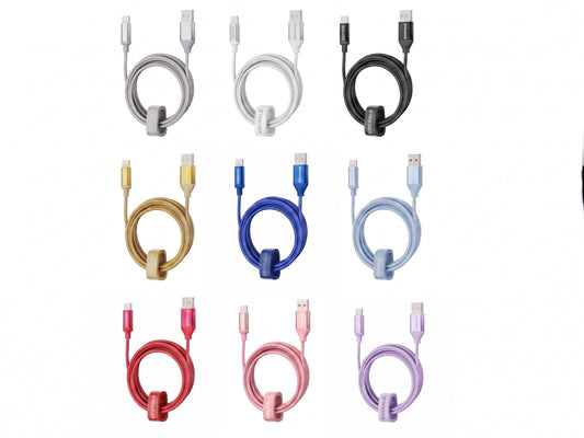 Emerald 6ft Braided USB-A to Lightning, Fast Charging & Data Syncing Cable Compatible with iPhone