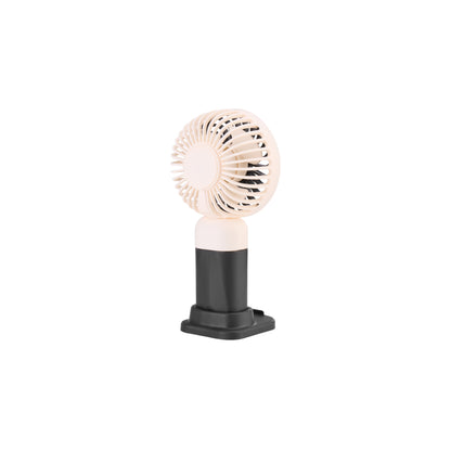 Emerald 2in1 Rechargeable Portable Handheld & Desktop Fan with Phone Holder, 3 Speed