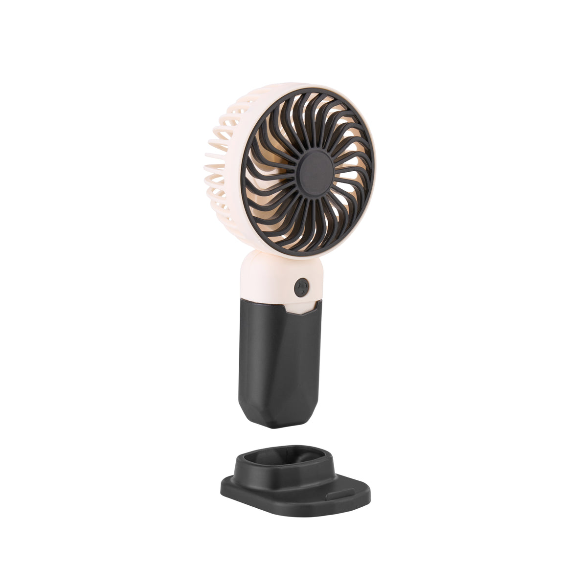 Emerald 2in1 Rechargeable Portable Handheld & Desktop Fan with Phone Holder, 3 Speed