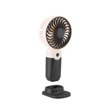 Emerald 2in1 Rechargeable Portable Handheld & Desktop Fan with Phone Holder, 3 Speed