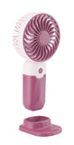 Emerald 2in1 Rechargeable Portable Handheld & Desktop Fan with Phone Holder, 3 Speed