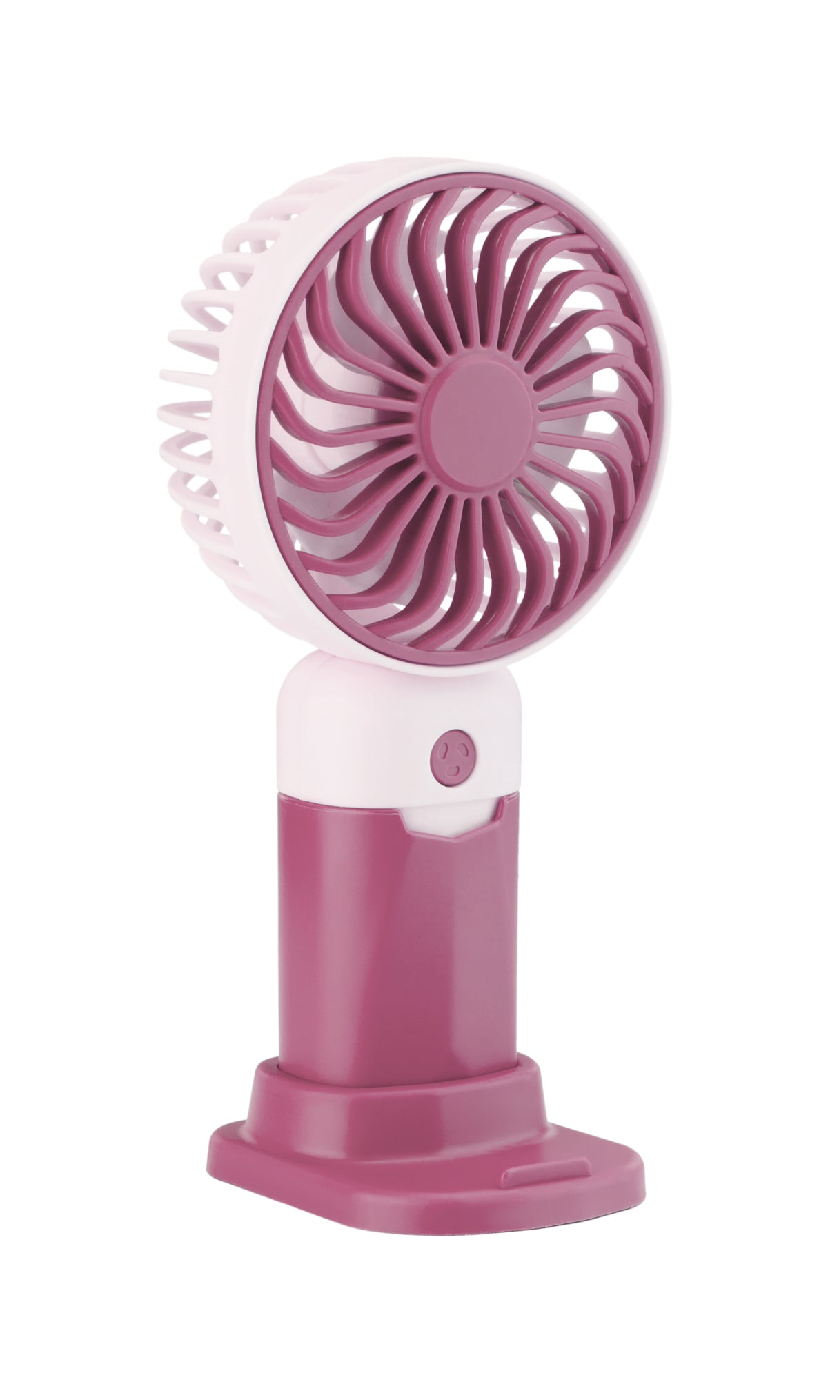 Emerald 2in1 Rechargeable Portable Handheld & Desktop Fan with Phone Holder, 3 Speed