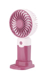 Emerald 2in1 Rechargeable Portable Handheld & Desktop Fan with Phone Holder, 3 Speed
