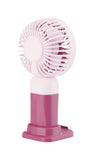 Emerald 2in1 Rechargeable Portable Handheld & Desktop Fan with Phone Holder, 3 Speed