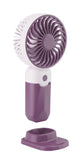 Emerald 2in1 Rechargeable Portable Handheld & Desktop Fan with Phone Holder, 3 Speed
