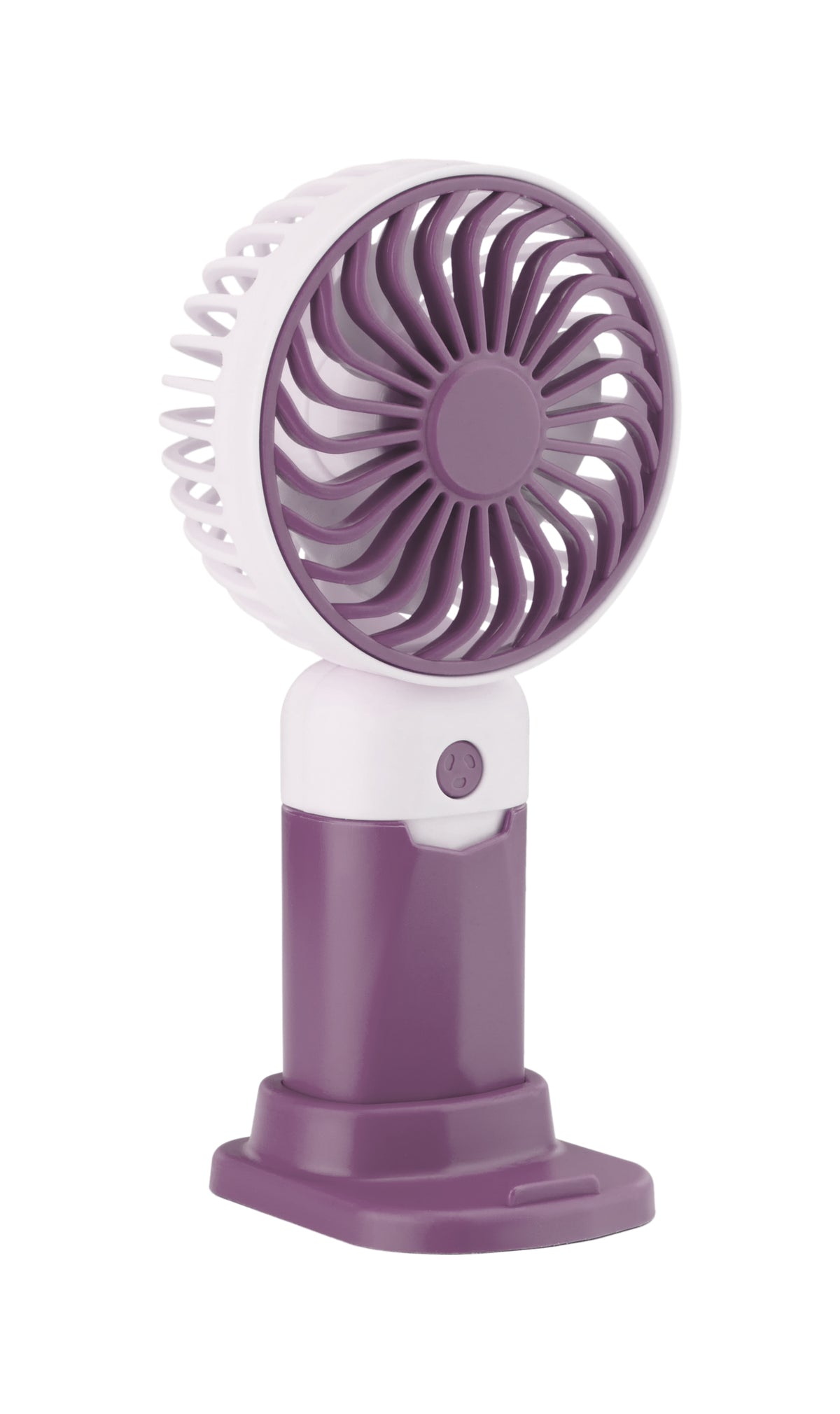 Emerald 2in1 Rechargeable Portable Handheld & Desktop Fan with Phone Holder, 3 Speed