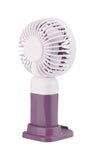 Emerald 2in1 Rechargeable Portable Handheld & Desktop Fan with Phone Holder, 3 Speed