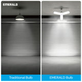 Emerald 3-Panel Adjustable LED Light, 3500 Lumens, 6500K Daylight, 15W E26 Base