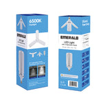 Emerald 3-Panel Adjustable LED Light, 3500 Lumens, 6500K Daylight, 15W E26 Base