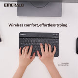 Emerald Wireless Keyboard and Mouse Combo, Compatible with Microsoft and Apple Products