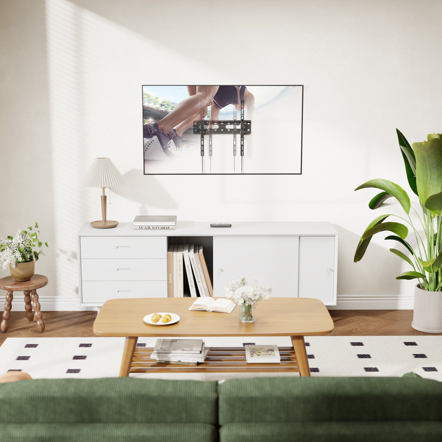 Emerald Tilt Wall Mount for 32"-75" TVs, Heavy Duty, Low Profile +/-12° Tilt, Up to 99 lbs