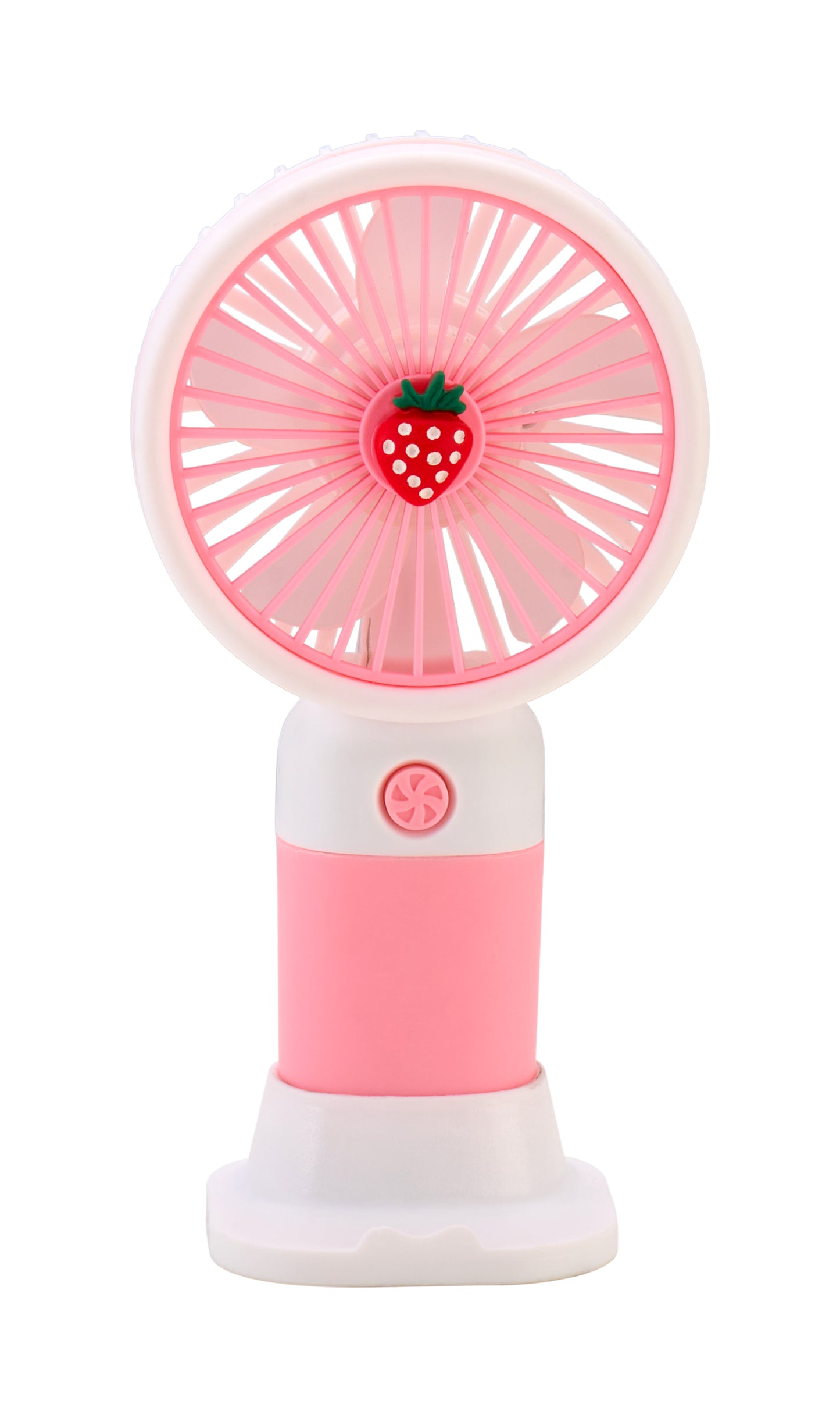 Emerald 2in1 Rechargeable Portable Handheld & Desktop Fan with Phone Holder, 3 Speed