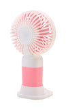 Emerald 2in1 Rechargeable Portable Handheld & Desktop Fan with Phone Holder, 3 Speed