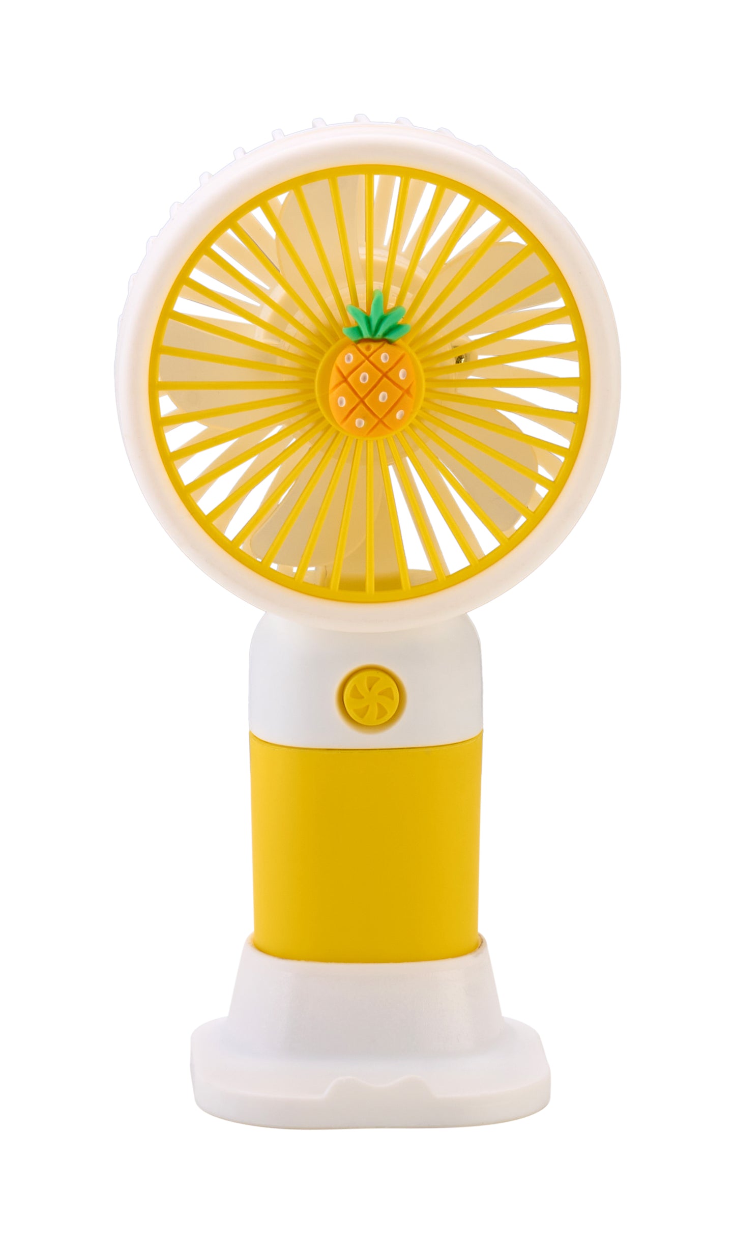 Emerald 2in1 Rechargeable Portable Handheld & Desktop Fan with Phone Holder, 3 Speed
