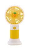 Emerald 2in1 Rechargeable Portable Handheld & Desktop Fan with Phone Holder, 3 Speed