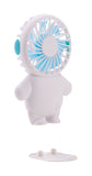 Emerald 2in1 Rechargeable Portable Handheld & Desktop Fan with Phone Holder, 3 Speed