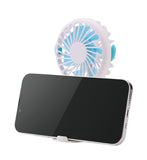 Emerald 2in1 Rechargeable Portable Handheld & Desktop Fan with Phone Holder, 3 Speed