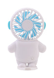 Emerald 2in1 Rechargeable Portable Handheld & Desktop Fan with Phone Holder, 3 Speed