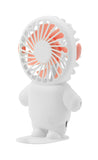 Emerald 2in1 Rechargeable Portable Handheld & Desktop Fan with Phone Holder, 3 Speed