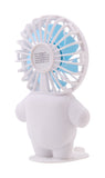 Emerald 2in1 Rechargeable Portable Handheld & Desktop Fan with Phone Holder, 3 Speed