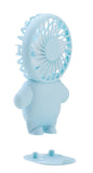 Emerald 2in1 Rechargeable Portable Handheld & Desktop Fan with Phone Holder, 3 Speed