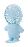 Emerald 2in1 Rechargeable Portable Handheld & Desktop Fan with Phone Holder, 3 Speed