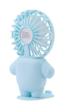 Emerald 2in1 Rechargeable Portable Handheld & Desktop Fan with Phone Holder, 3 Speed