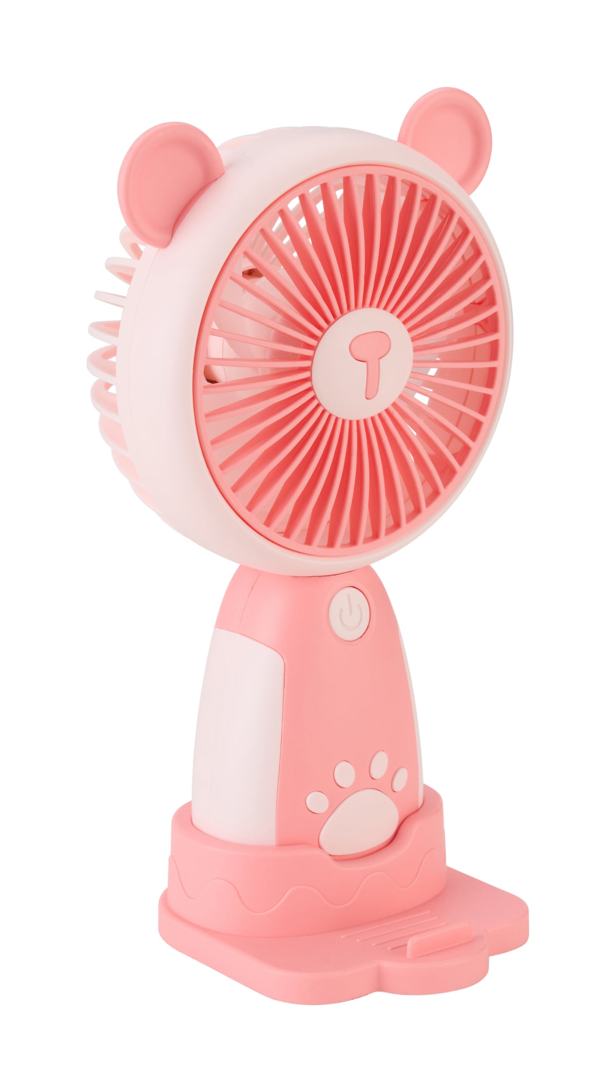 Emerald 2in1 Rechargeable Portable Handheld & Desktop Fan with Phone Holder, 3 Speed
