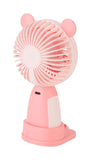 Emerald 2in1 Rechargeable Portable Handheld & Desktop Fan with Phone Holder, 3 Speed