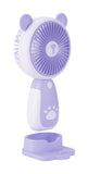 Emerald 2in1 Rechargeable Portable Handheld & Desktop Fan with Phone Holder, 3 Speed