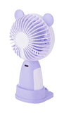 Emerald 2in1 Rechargeable Portable Handheld & Desktop Fan with Phone Holder, 3 Speed