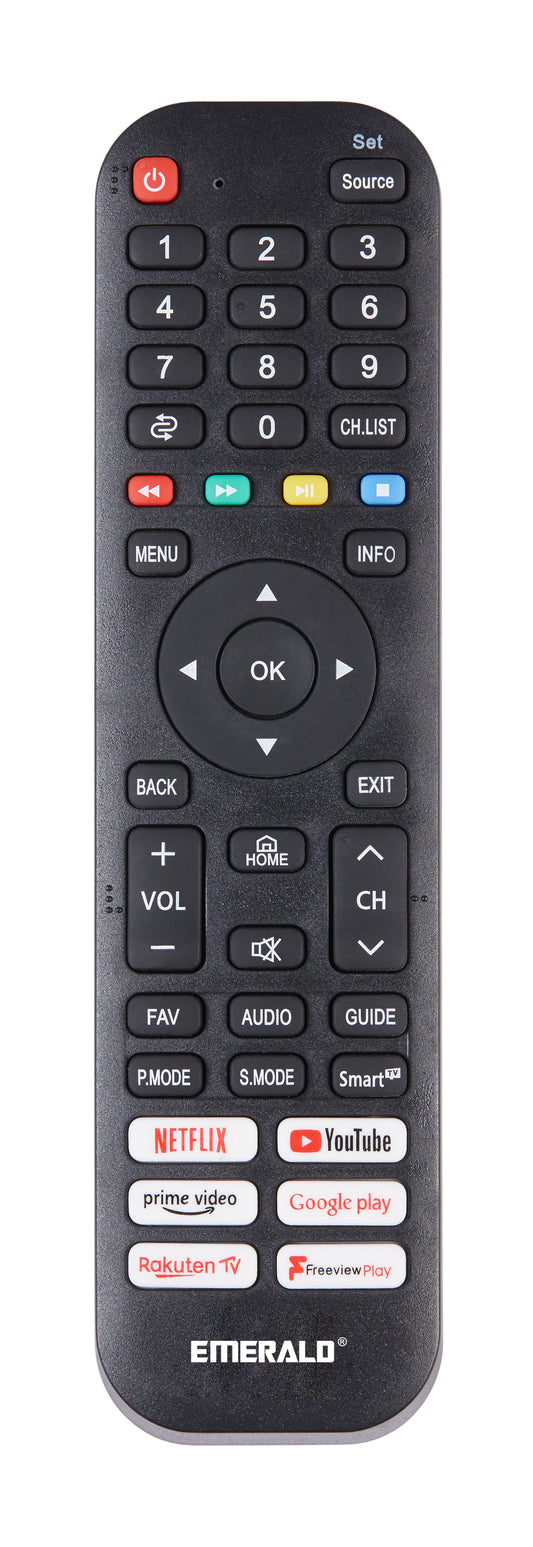 Emerald Universal Smart TV Remote All-in-One Remote Control for Most Major TV Brands, Compatible with Streaming Apps