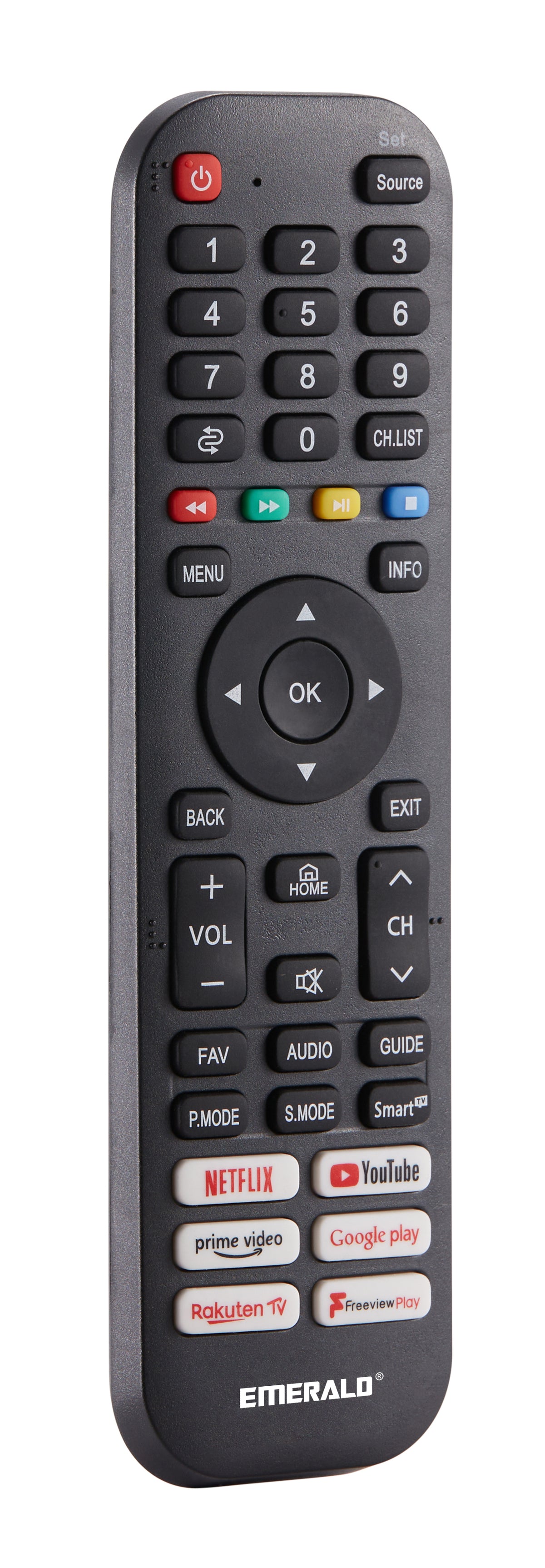 Emerald Universal Smart TV Remote All-in-One Remote Control for Most Major TV Brands, Compatible with Streaming Apps