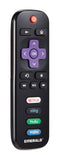 Emerald Replacement Remote for Roku Smart TVs Only, Ergonomic Design