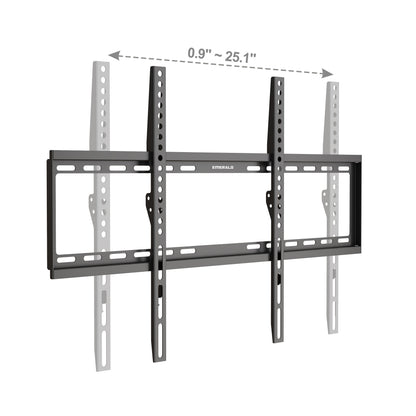 Emerald Fixed TV Wall Mount 37"-86", Capacity 99lbs, Max VESA 400x400mm