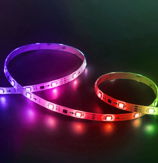 Emerald LED Multi-Color, Color-Changing Light Strips for Bedrooms, Living Room, Outdoor Patio, and Office