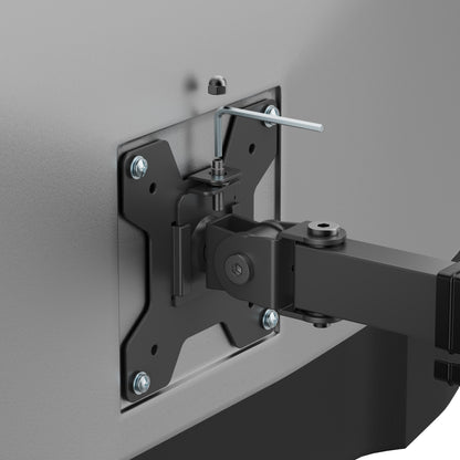 Emerald Dual Monitor Desk Mount for 17-32" Screens, Full Motion Adjustable Arm Stand with Tilt, Swivel, and Cable Management