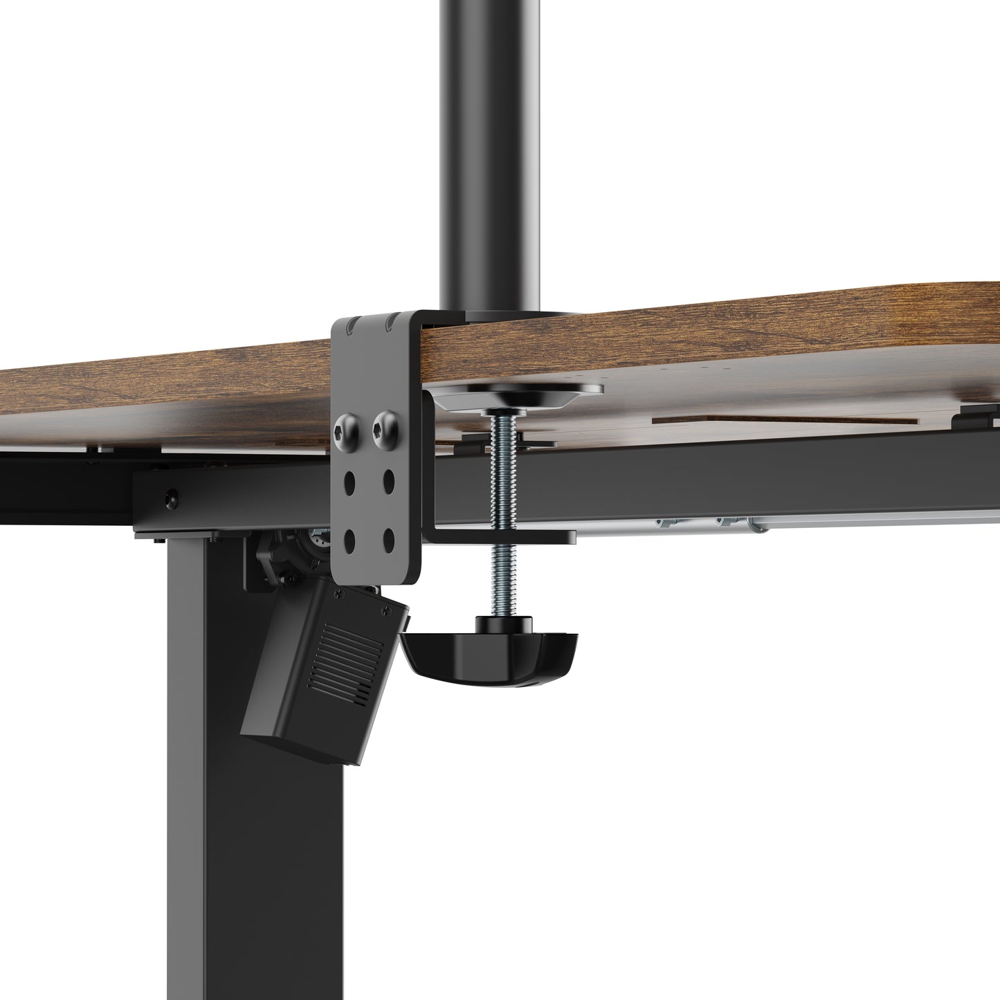 Emerald Dual Monitor Desk Mount for 17-32" Screens, Full Motion Adjustable Arm Stand with Tilt, Swivel, and Cable Management