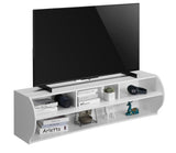 Emerald Modern Wall Mounted Entertainment Center with Cable Management, 120 lbs Weight Capacity