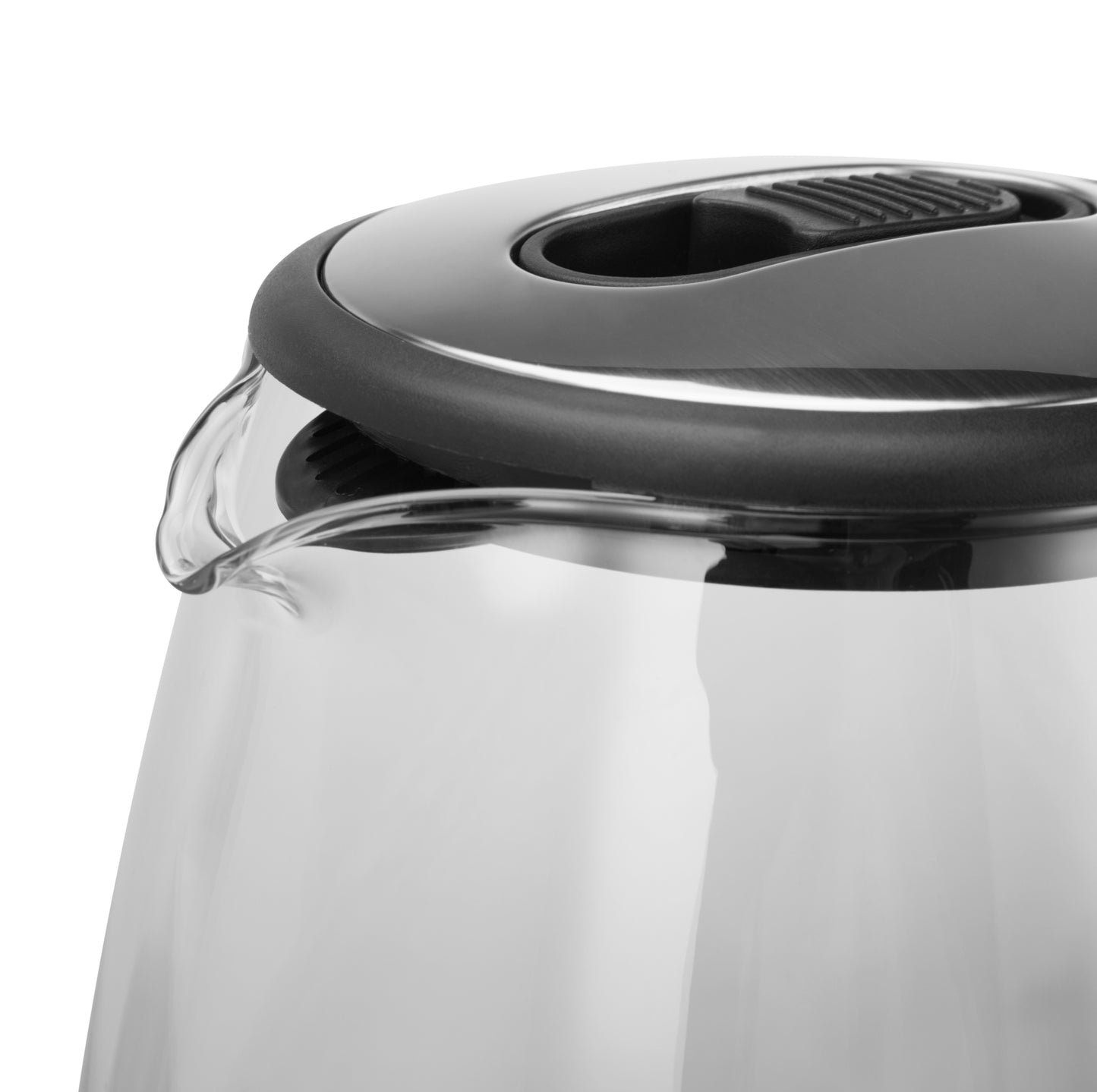 Emerald 1.8L Clear Glass Electric Kettle, Break Resistant, Rapid Boil, 1100W
