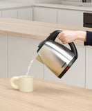 Emerald 1.8L Stainless Steel Kettle, Rapid Boil Technology, Boil Dry Protection, 1350W