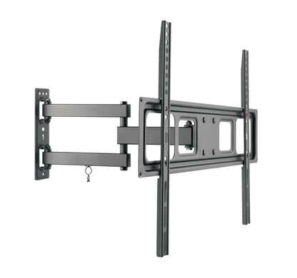 Emerald 32–85" Full Motion TV Wall Mount Kit with 15ft LED Strip Light and Universal RF Remote