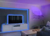 Emerald 32-90" Tilt TV Wall Mount Kit with 15ft LED Strip Light and Universal RF Remote